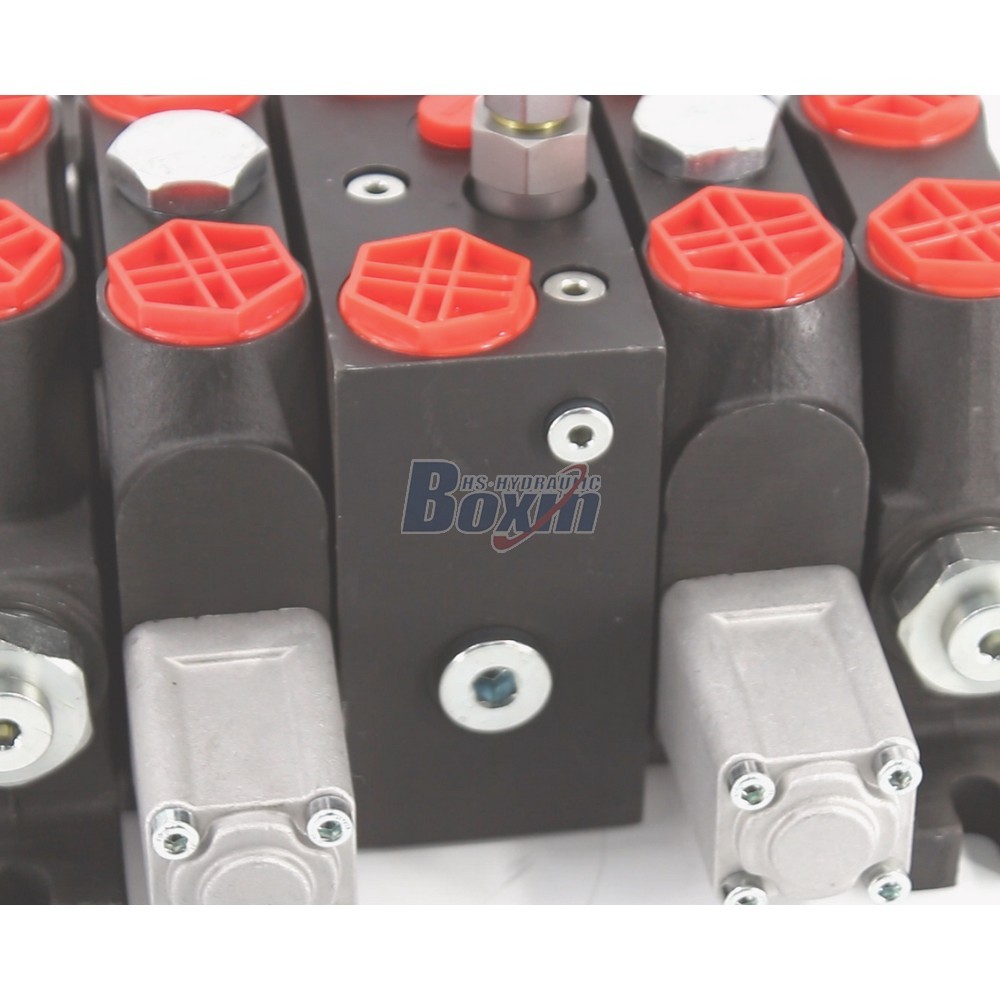 DCV100EMA-YT-JYT-J-K Electric motor 2 Spool Sectional Directional Valve detail image